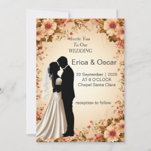 ✨ Invitation pour couple romantique pour le jour d