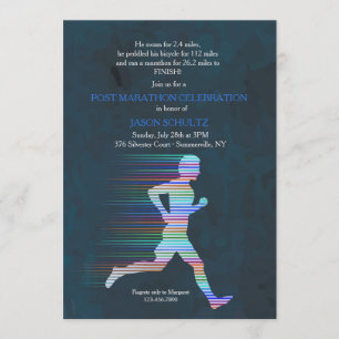 Invitation pour coureur