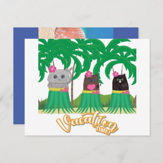 Invitation pour des vacances