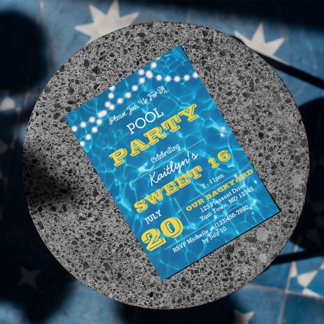 Invitation pour éclairages de piscine Citrus pour  (Créateur téléchargé)