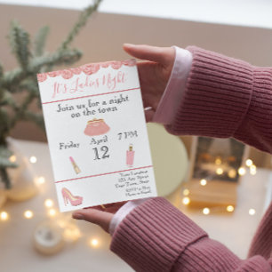 Invitation pour enterrement de vie de jeune fille