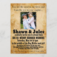 Invitation pour la célébration de mariage d'un cou