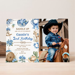 Invitation pour la deuxième fête d'anniversaire de