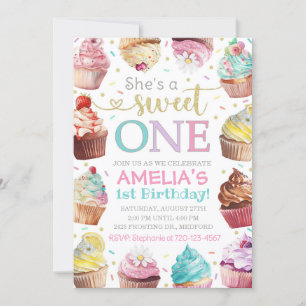 Invitation pour la douce, Invitation cupcake