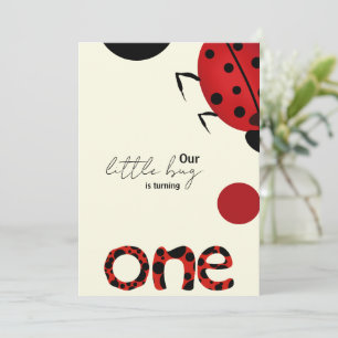 Invitation pour la fête d'anniversaire de Little B