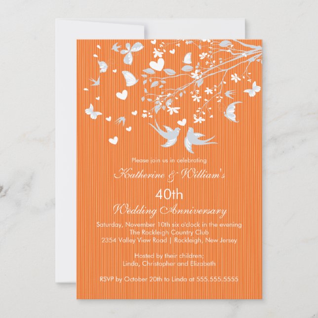 Invitation pour la fête d'anniversaire de Modern L (Devant)