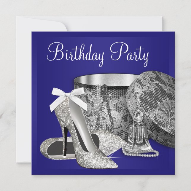 Invitation pour la fête d'anniversaire des femmes  (Devant)