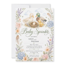 Invitation pour la fête de bébé de la famille Cana