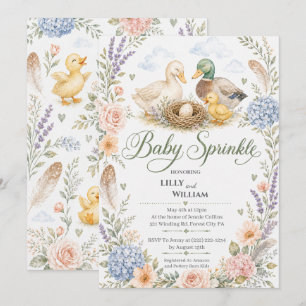 Invitation pour la fête de bébé de la famille Cana