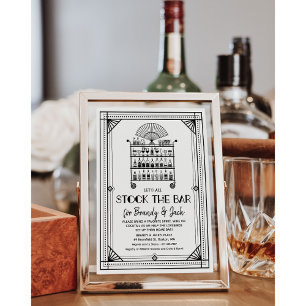 Invitation pour la fête de couples et mixte Stocke