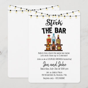 Invitation pour la fête de couples et mixte Stocke