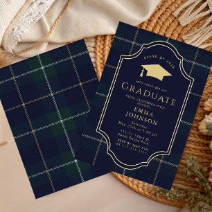 Invitation pour la fête de remise des diplômes Gin