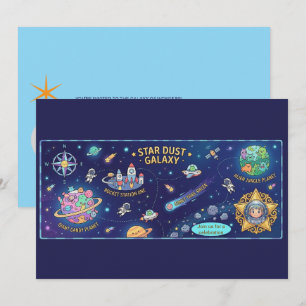 Invitation pour la fête des enfants - Carte de pou