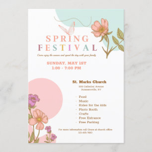 Invitation pour la Fête du Printemps
