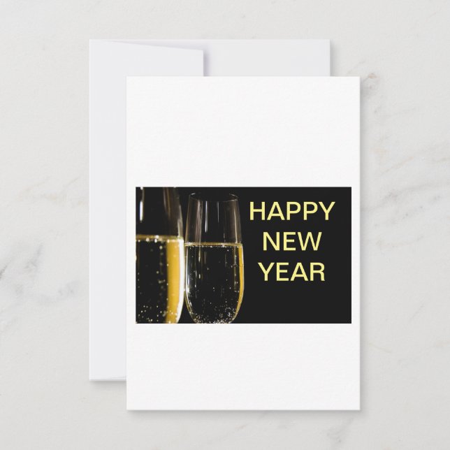 invitation pour la nouvelle année (Devant)