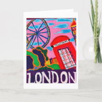 Pour l'amour de Londres Carte<Blank Inside>
