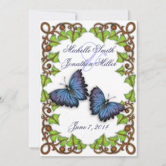 Invitation pour l'amour et les papillons