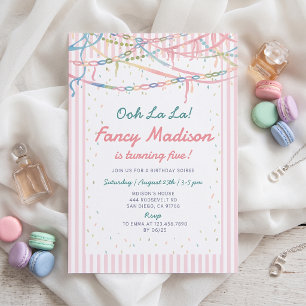 Invitation pour l'anniversaire de Fancy Nancy fill