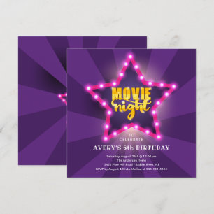 Invitation pour l'anniversaire de l'Étoile