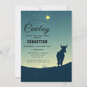Invitation pour l'anniversaire de l'Ouest de Cowbo