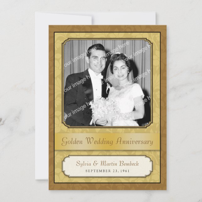 Invitation pour l'anniversaire des 50 ans de Leafy (Devant)