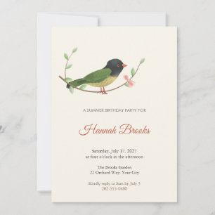 Invitation pour l'anniversaire d'été de Fruiteater