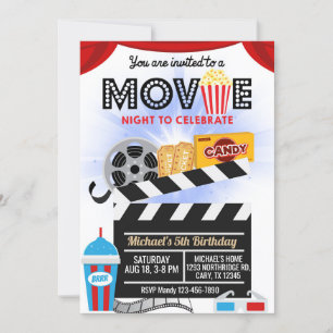 Invitation pour l'anniversaire du garçon de la soi