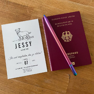 Invitation pour l'anniversaire d'un Grand Danois