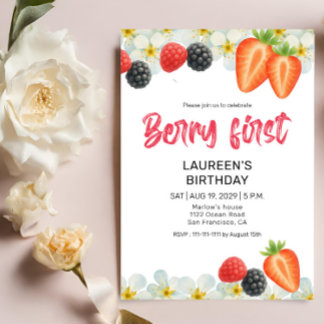 Invitation pour le 1er anniversaire de Berry First