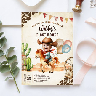 Invitation pour le 1er anniversaire de Cowboy du F