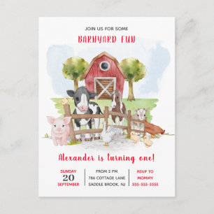 Invitation pour le 1er anniversaire de Farm Countr