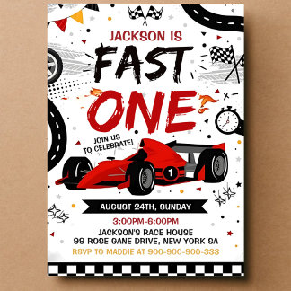 Invitation pour le 1er anniversaire de Fast One su