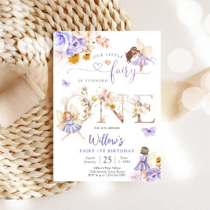 Invitation pour le 1er anniversaire de Fée
