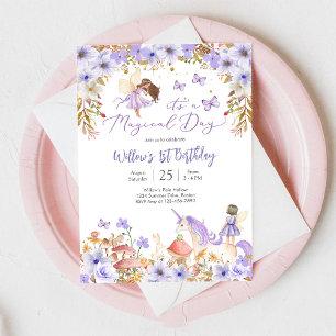 Invitation pour le 1er anniversaire de la Fée Magi