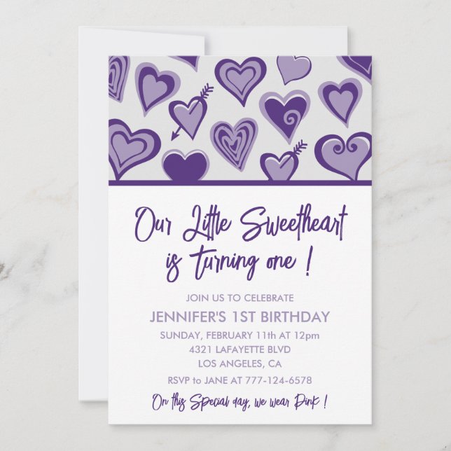 Invitation pour le 1er anniversaire de la Saint-Va (Devant)