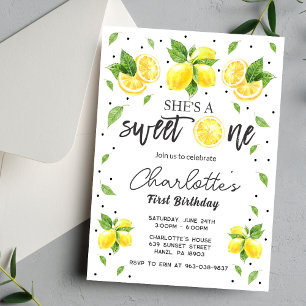 Invitation pour le 1er anniversaire de Lemon   Car