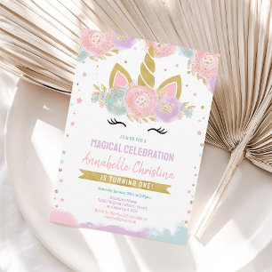 Invitation pour le 1er Anniversaire de Licorne Arc
