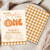 Invitation pour le 1er anniversaire de Little Pump