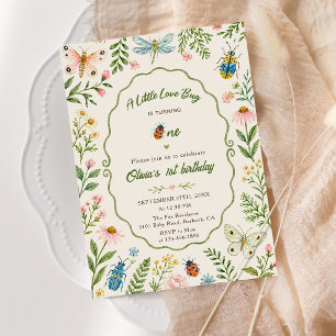 Invitation pour le 1er anniversaire de Love Bug