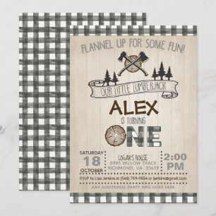 Invitation pour le 1er anniversaire de Lumberjack 