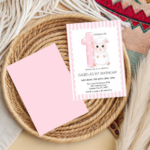 Invitation pour le 1er anniversaire de Petit Agnea