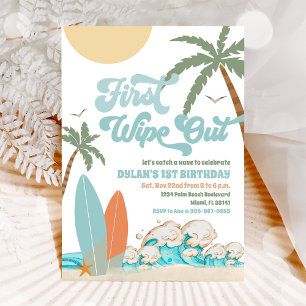 Invitation pour le 1er anniversaire de Surf Beach