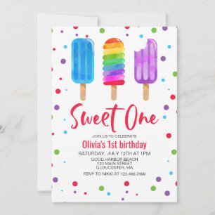 Invitation pour le 1er anniversaire de Sweet One a