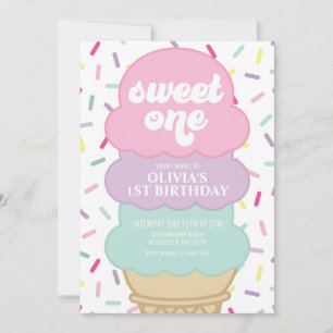 Invitation pour le 1er anniversaire de Sweet One a