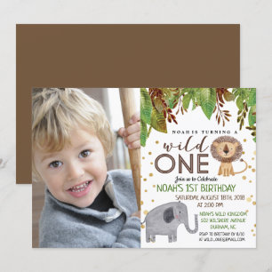 Invitation pour le 1er anniversaire de WILD ONE Ju