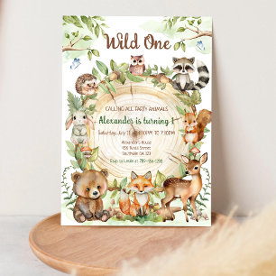 Invitation pour le 1er anniversaire de Wild One Wo