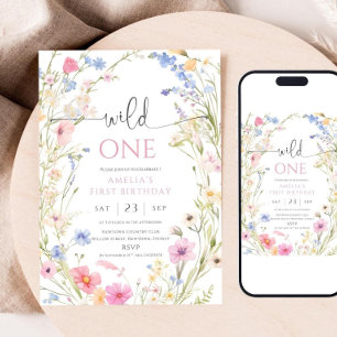 Invitation pour le 1er anniversaire de Wildflower,