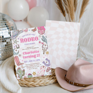 Invitation pour le 2e anniversaire de Groovy Girl