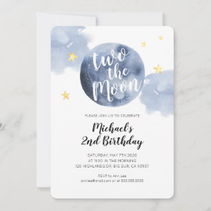 Invitation pour le 2e anniversaire de Two the Moon