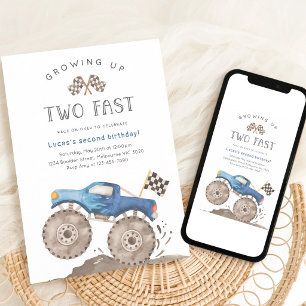 Invitation pour le 2e anniversaire du camion monst